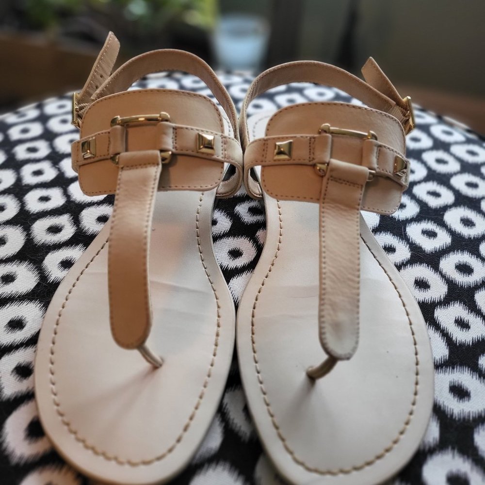 Franco Sarto Cream Sandal